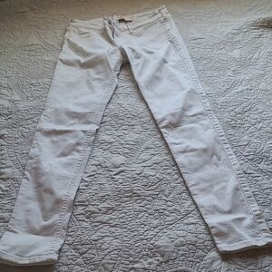 Hollister White Straight Leg Jeans Classic Style 27*33